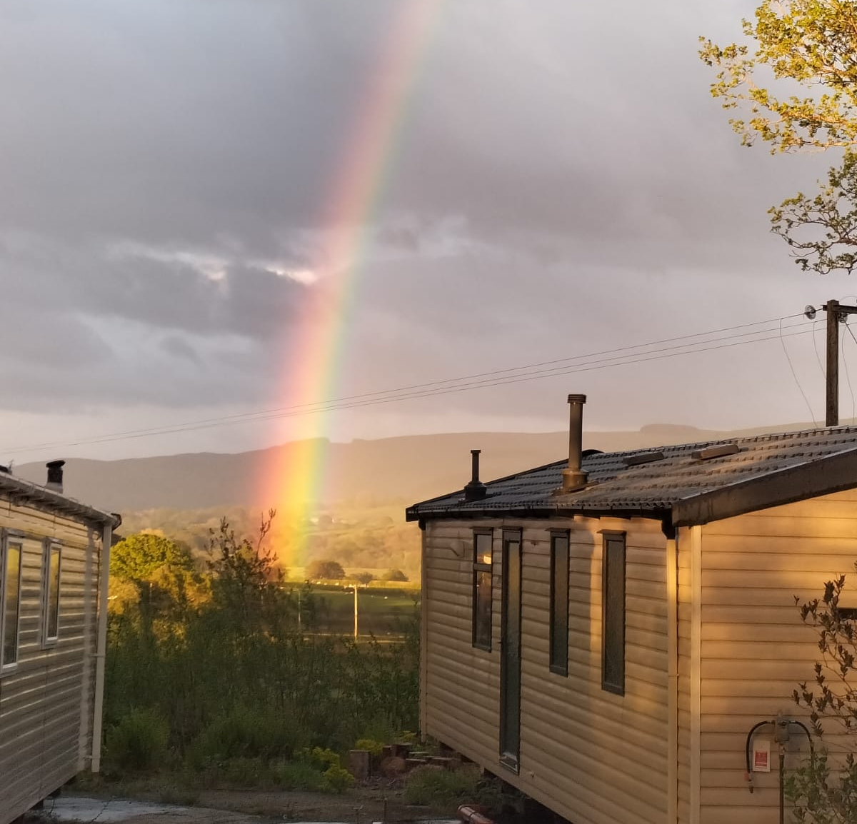 Rainbow over Coppins